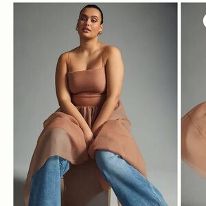 OhSevenDays Sheer Tiered Midi Dress